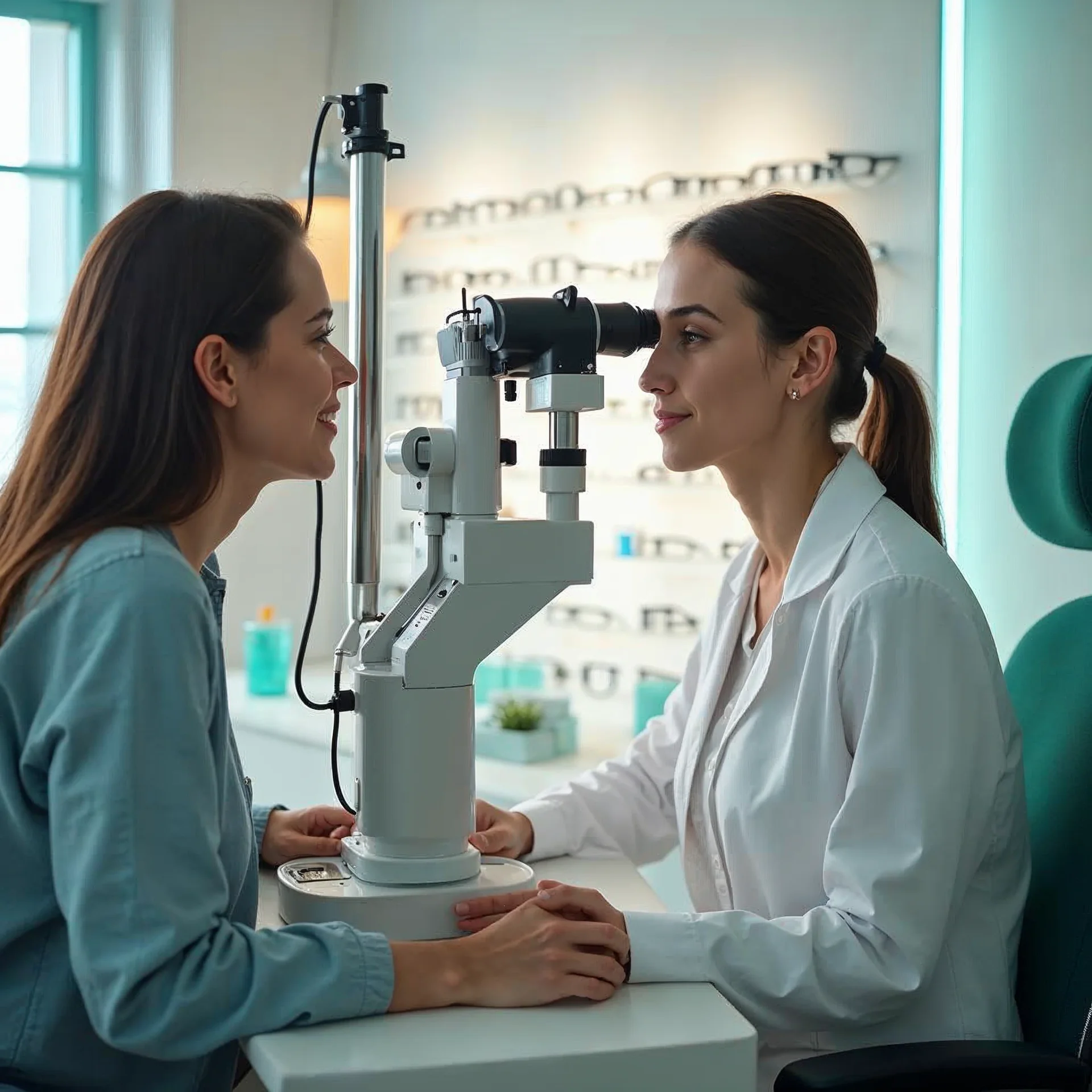 Optometrista en el centro Aprèn a Mirar